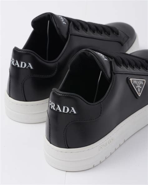 prada mens patent leather shoes|Prada downtown leather sneakers.